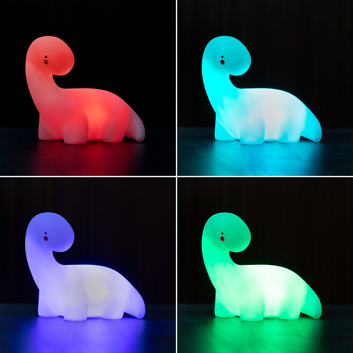 Innovagoods Dinosaurus Veelkleurige Led-Lamp Lightosaurus Innovagoods