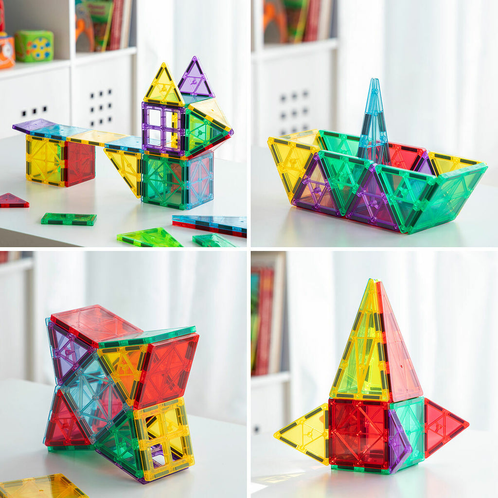 Innovagoods Magnetische 3D-Bouwblokken Magoks Innovagoods 57 Onderdelen