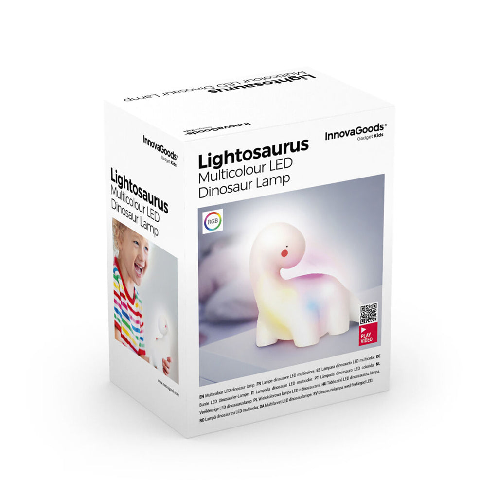 Innovagoods Dinosaurus Veelkleurige Led-Lamp Lightosaurus Innovagoods