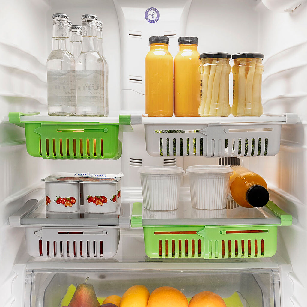 Innovagoods Aanpasbare Koelkastorganiser Friwer Innovagoods 2 Stuks