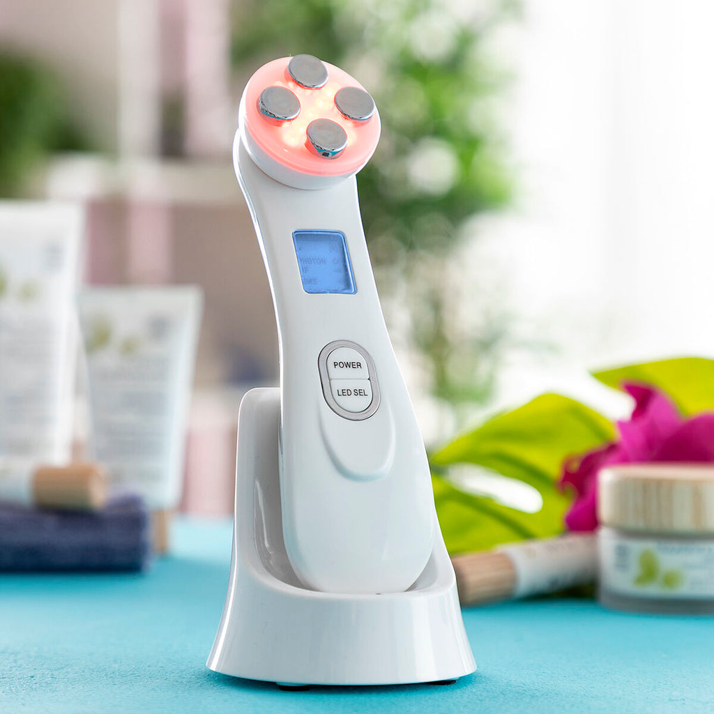 Innovagoods Gezichtsmassager Met Radiofrequentie, Fototherapie En Elektrostimulatie Wace Innovagoods