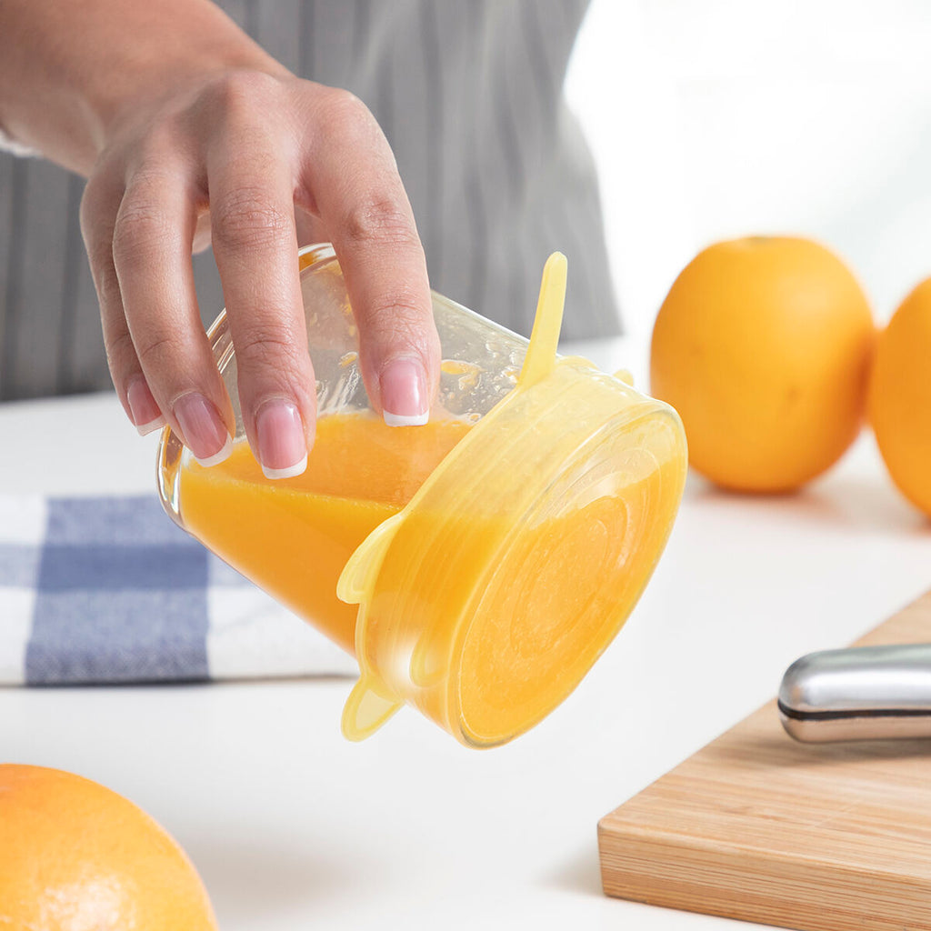 Innovagoods Set Van 10 Herbruikbare En Aanpasbare Keukendeksels Lilyd Innovagoods